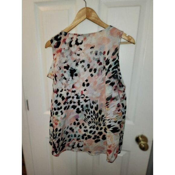 Apt. 9 XL Sleeveless Blouse | Pink Animal Print | Flowy & Lightweight - Picture 6 of 12